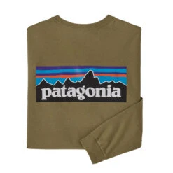Patagonia Men's Long-Sleeved P-6 Logo Responsibili-Tee -Explore Apparel WBF22 38518 MOKH 1
