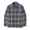 Patagonia Men's Long-Sleeved Organic Cotton Midweight Fjord Flannel Shirt -Explore Apparel WBF22 42400 FORG 1