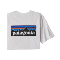 Patagonia Men's P-6 Logo Responsibili-Tee 28 Patagonia Men's P-6 Logo Responsibili-Tee -Explore Apparel WBS20 38504 WHI