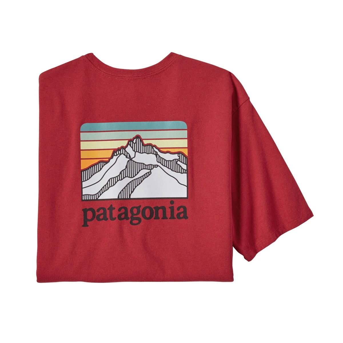 Patagonia Men's Line Logo Ridge Pocket Responsibili-Tee 7 Patagonia Men's Line Logo Ridge Pocket Responsibili-Tee - Image 5