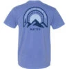 Yukon Short Sleeve Tee -Explore Apparel Yukon Peri Blue Back 1