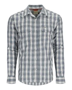 Men's Big Sky Long Sleeve Fishing Shirt 15 Men's Big Sky Long Sleeve Fishing Shirt -Explore Apparel big sky orangeplaid