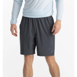 Men's Breeze Short - 8" -Explore Apparel breeze short 8in graphite men 1