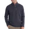 Men's Bamboo Heritage Fleece Quarter Zip 1 Men's Bamboo Heritage Fleece Quarter Zip -Explore Apparel heritage fleece quarter zip graphite men top 1