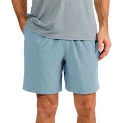Men's Lined Breeze Short - 7.5" 16 Men's Lined Breeze Short - 7.5" -Explore Apparel lined breeze short blue fog men bottom 1 4
