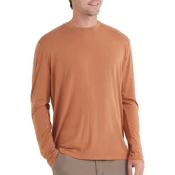 Men's Bamboo Midweight Long Sleeve -Explore Apparel midweight long sleeve desert sun men top 1 2