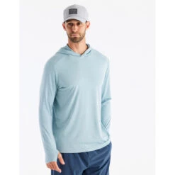 Men's Bamboo Shade Hoodie 7 Men's Bamboo Shade Hoodie -Explore Apparel shade hoody heather ocean mist men 1 2